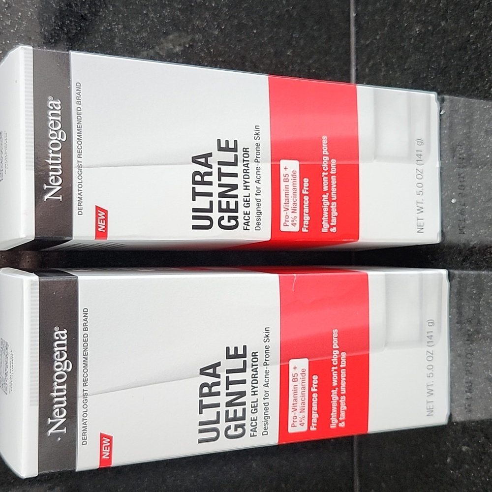 Neutrogena Ultra Gentle Face Gel Hydrator - Brand new x 2